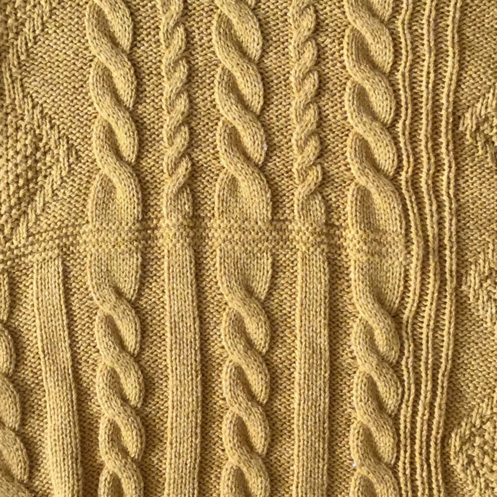 Yellow St. John’s bay sweater